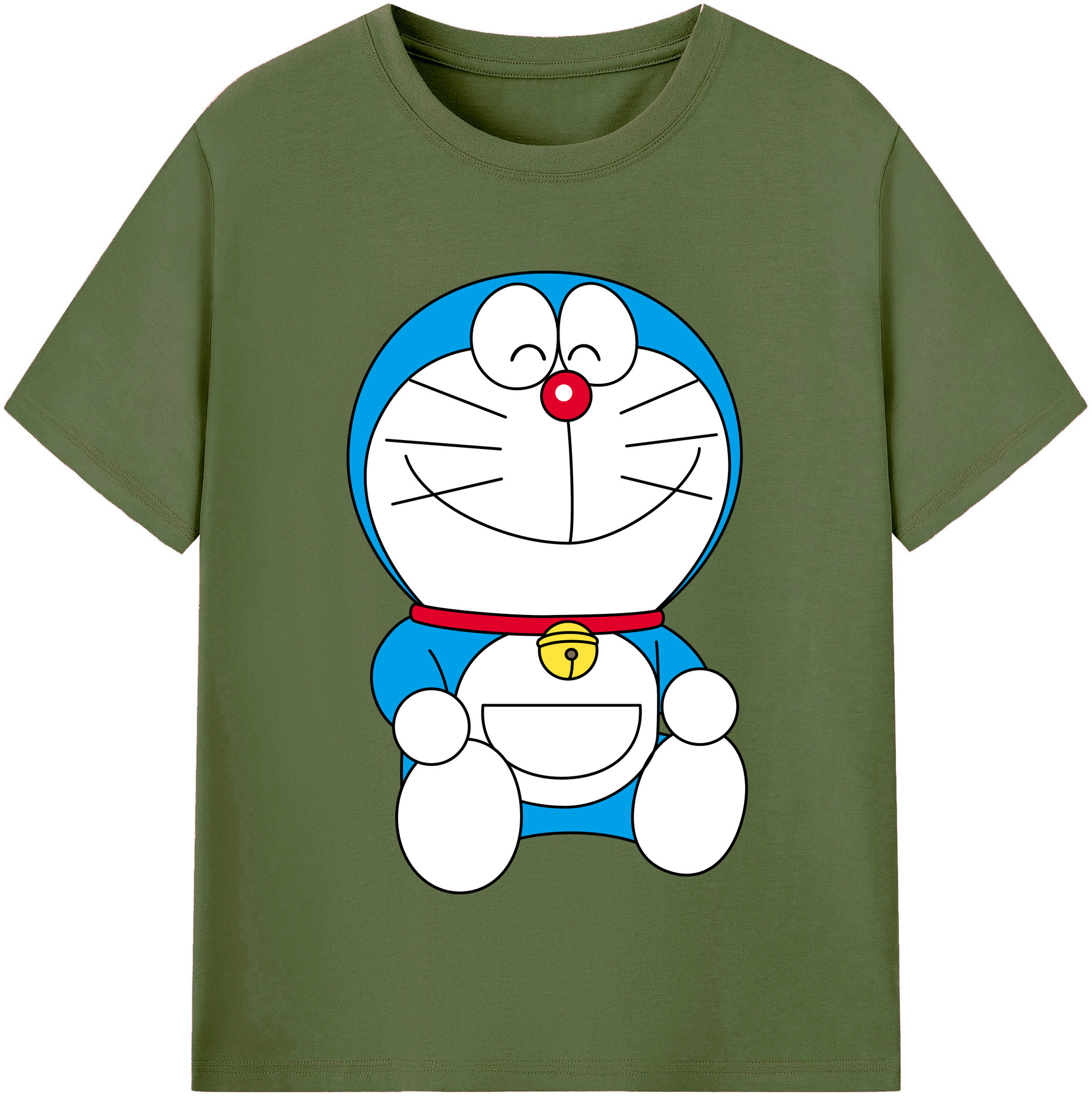 （画像用） ドラえもん Doraemon 綿100％半袖Tシャツ（フロントプリント）